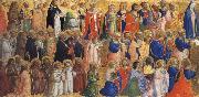 Fra Angelico The Virgin mary with the Apostles and other Saints china oil painting reproduction